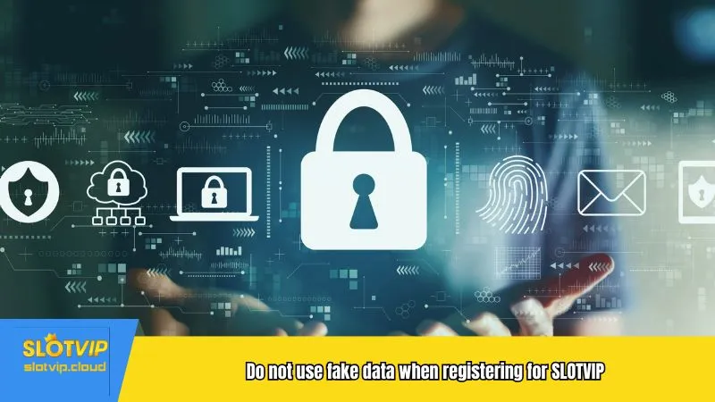 Do not use fake data when registering for SLOTVIP