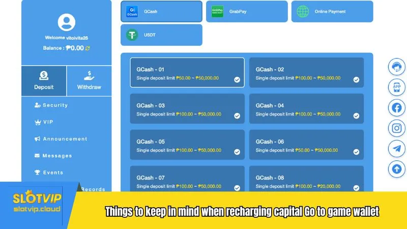 Things to keep in mind when recharging capital Go to game wallet