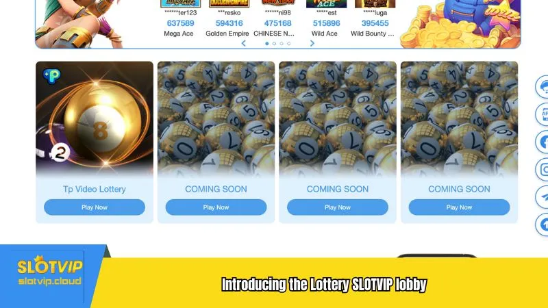 Introducing the Lottery SLOTVIP lobby