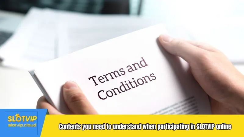 Contents you need to understand when participating in SLOTVIP online