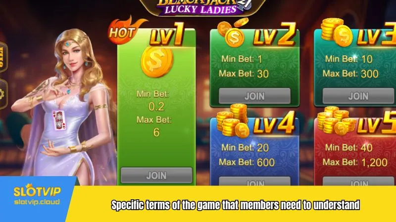Specific terms of the game that members need to understand