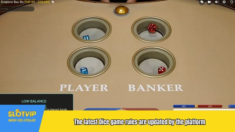 The latest Dice game rules are updated by the platform
