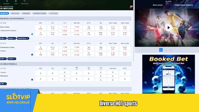Diverse HOT sports