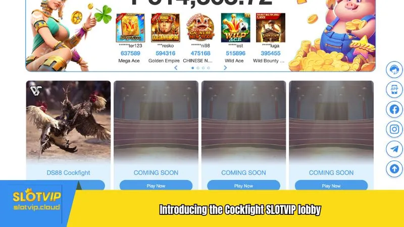 Introducing the Cockfight SLOTVIP lobby