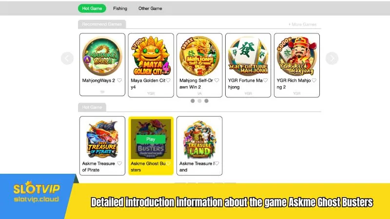 Detailed introduction information about the game Askme Ghost Busters