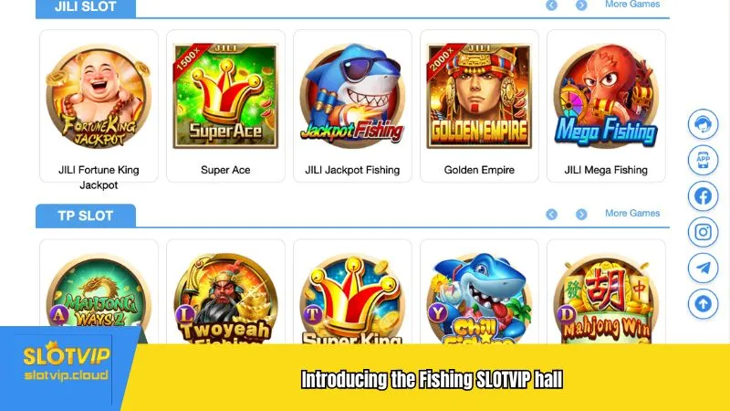 Introducing the Fishing SLOTVIP hall
