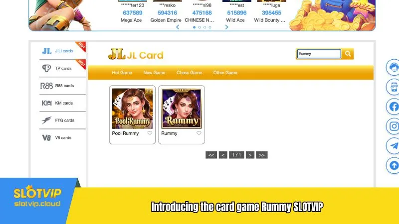 Introducing the card game Rummy SLOTVIP