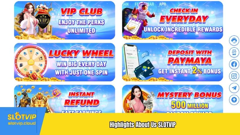 Highlights About Us SLOTVIP